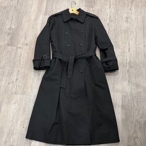 Vintage Continental Airlines Samsung Black Trench Coat